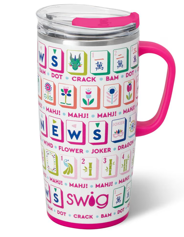 Mahjong Travel Mug 22oz